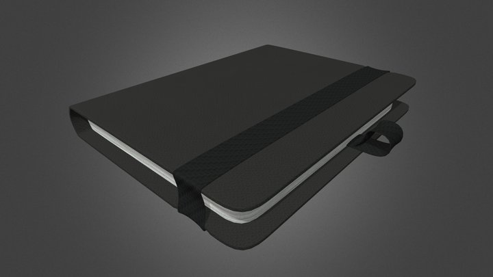 Leather Notebook 3D Model