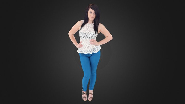 Young Lady 3D Model