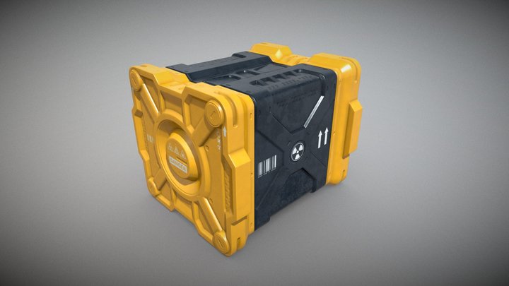 Hard Surface Container 3D Model