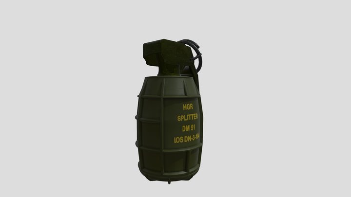Grenade DM51 3D Model