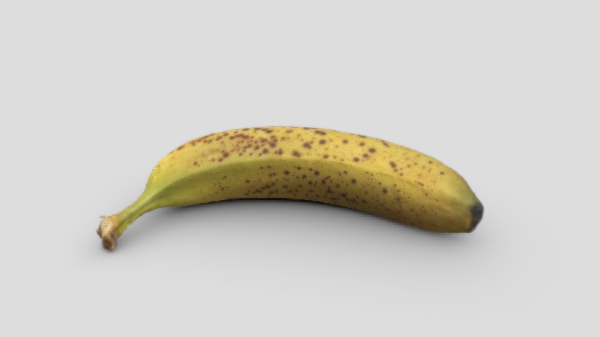 3D model Banana for scale - This is a 3D model of the Banana for scale. The 3D model is about a banana on a white background.