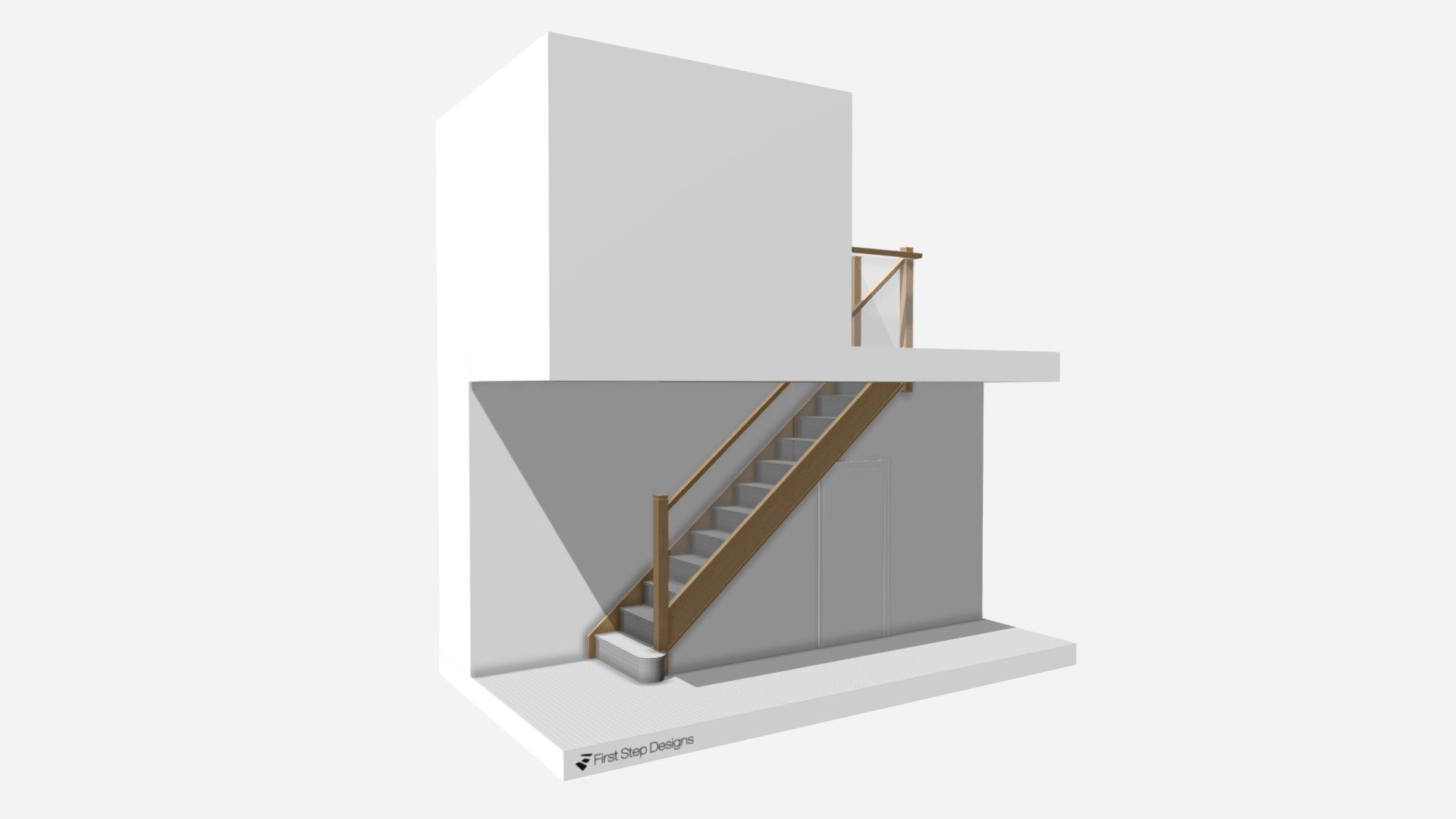 L Leak Staircase renovation design