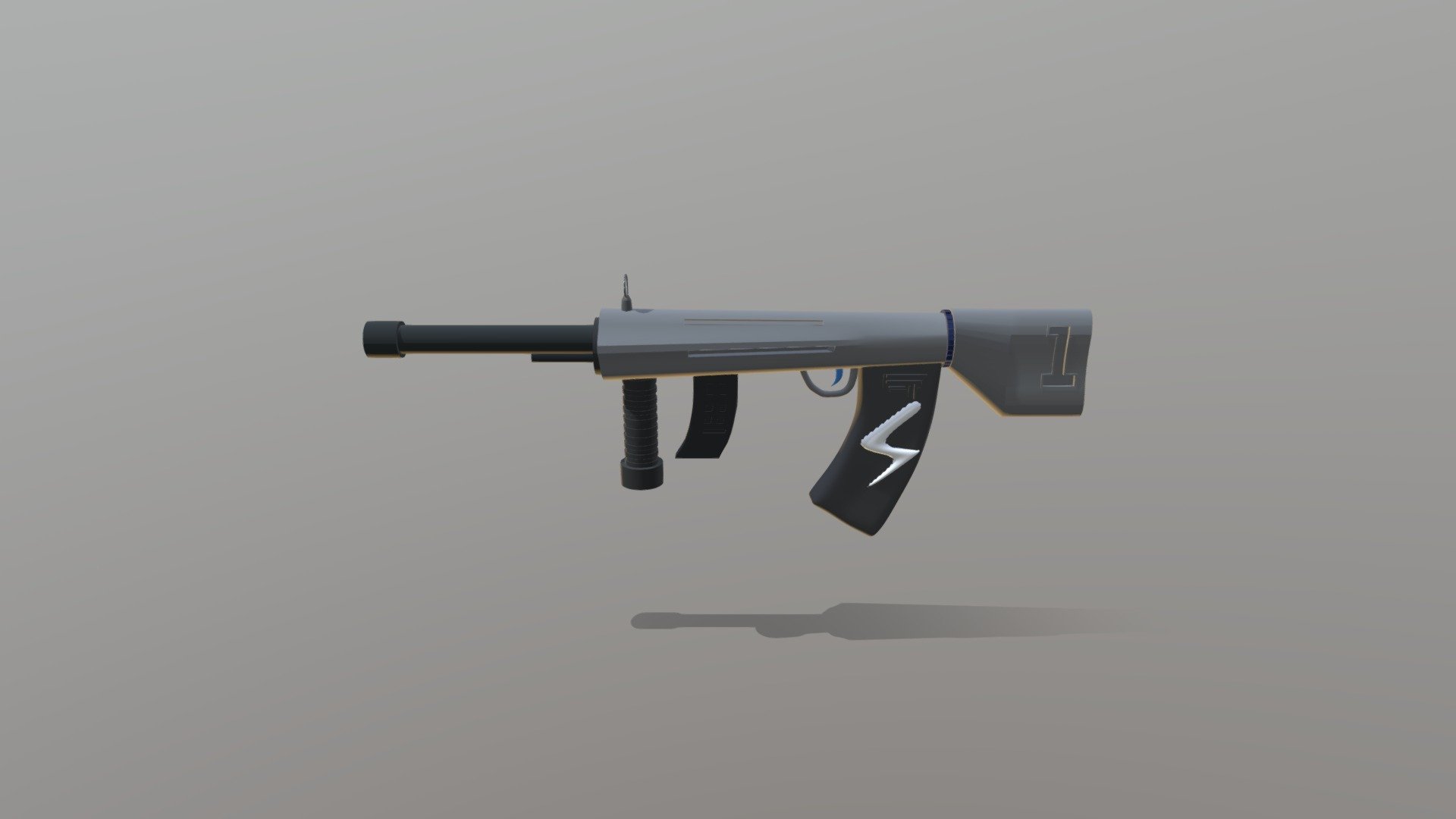 a weapon  ( ZR1 ) 3D FREE!!