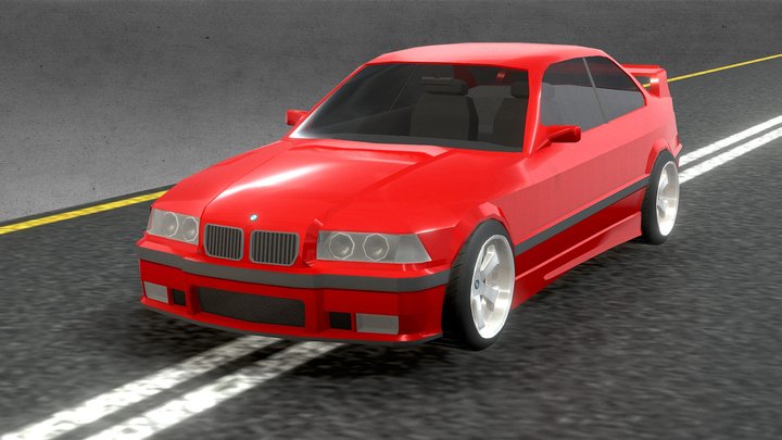 BMW E36 3D Model
