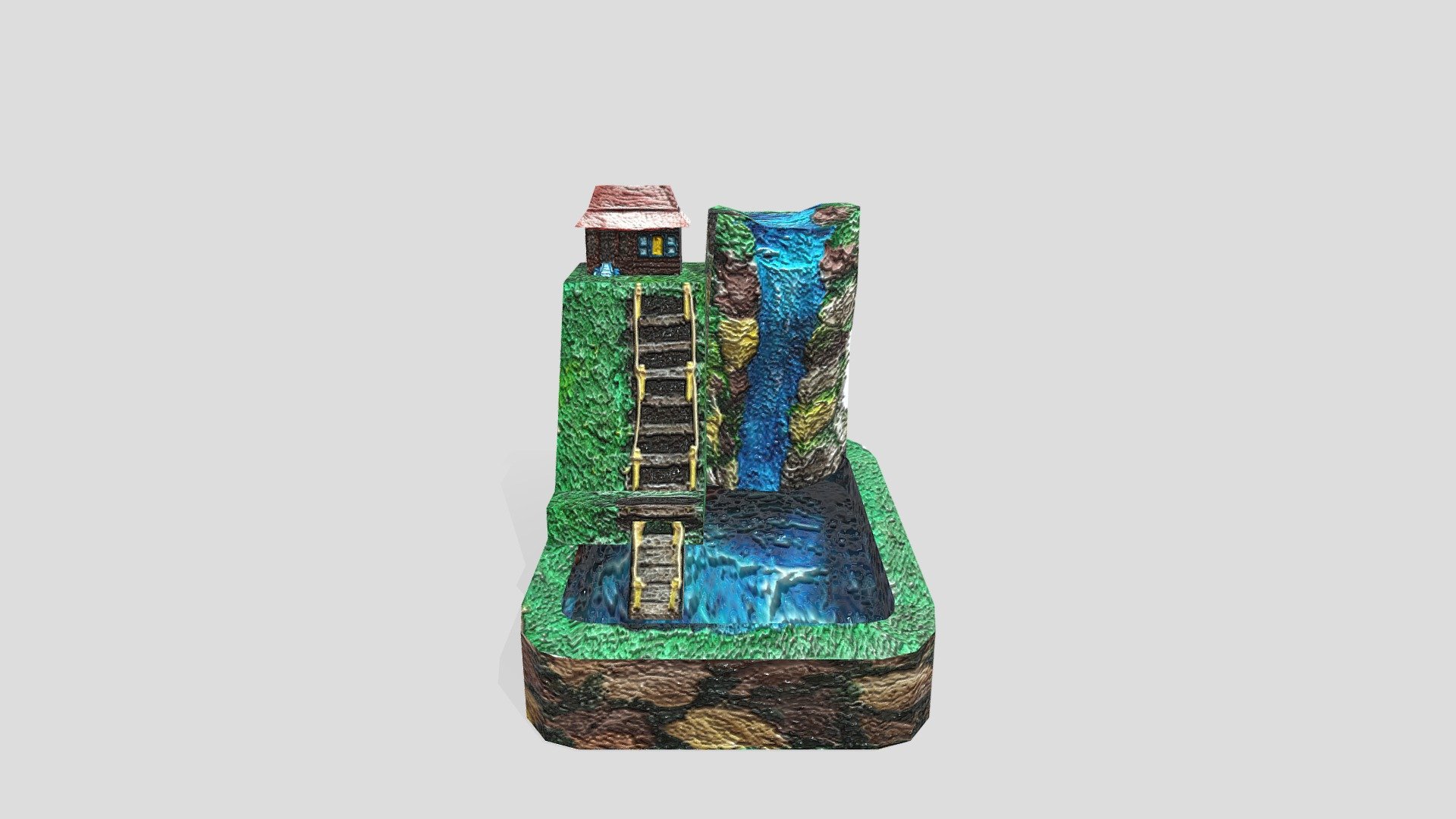 KRAFSERI-04 Air Terjun Mini Rumah