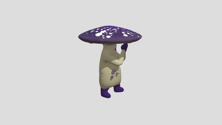 3D2_Endboss(MushroomSlice)_Wirken_Colin 3D Model