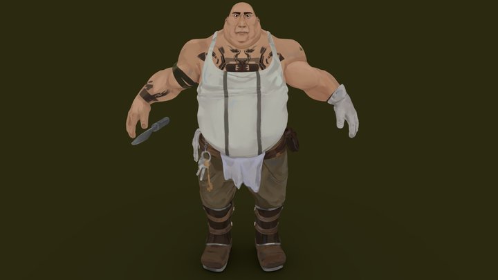 Bao the Chef 3D Model