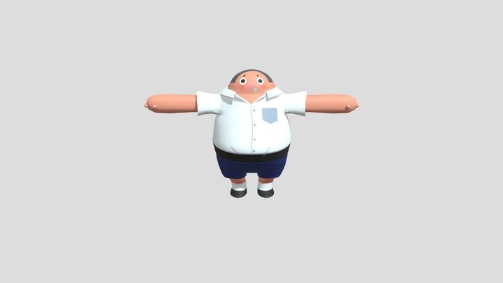Thai student 3D Model
