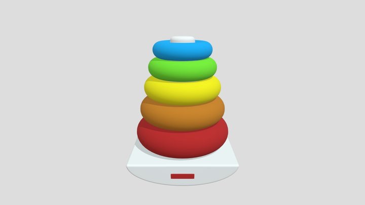 Stacking Toy 3D Model