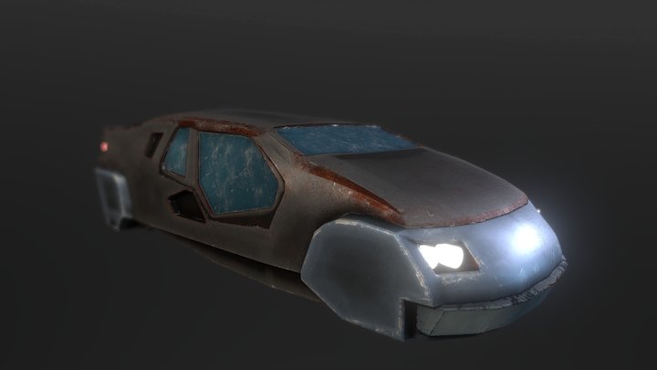 Hover Car 3D Model