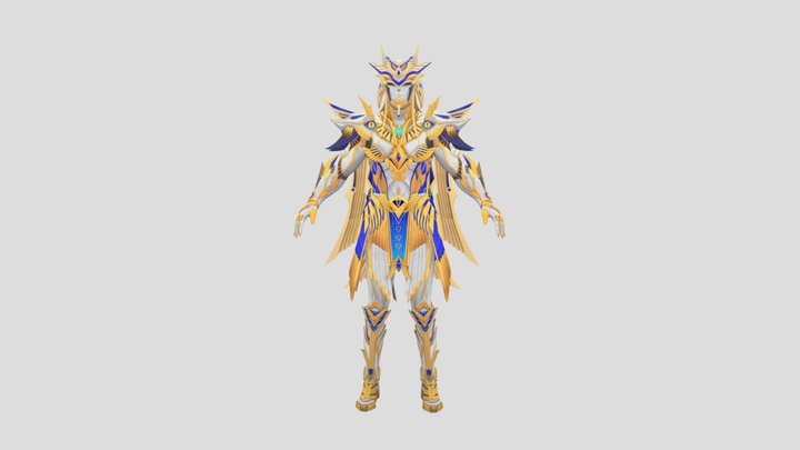 Golden Pharaoh X- Suit (7- Star) 3D Model