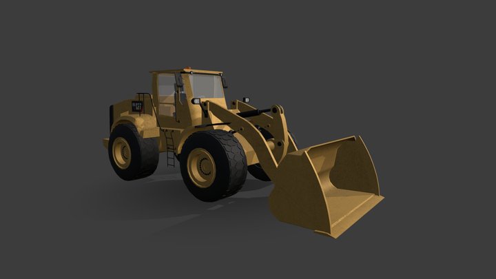 wheel loader 3D Model