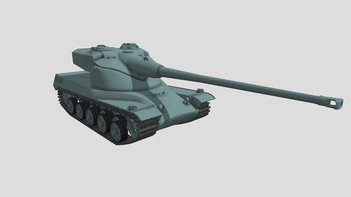 AMX-50 Surbaisse 3D Model