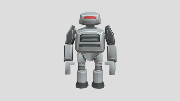 PC Computer - Roblox - Robot Friend 3D Model