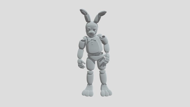 Spring Bonnie 3D Model