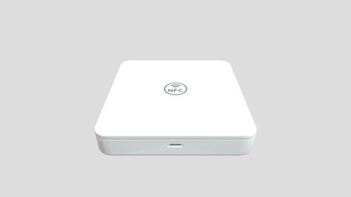 Card Reader NFC Terminal Pos Device. 3D Model