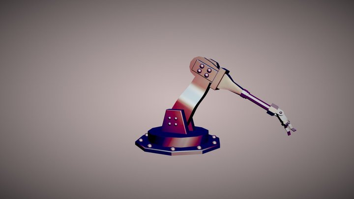 Robot Arm Animation 3D Model