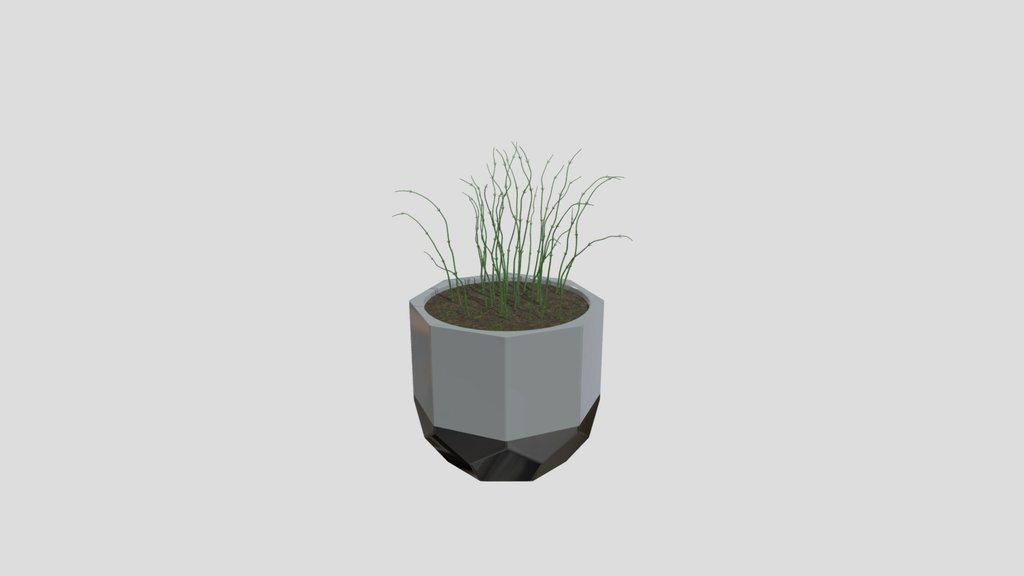 Modern Faceted Planter