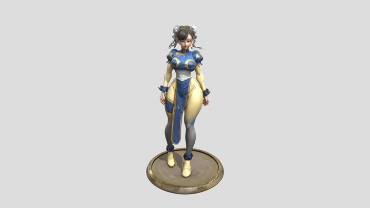 Martial Arts Elegance 3D Model