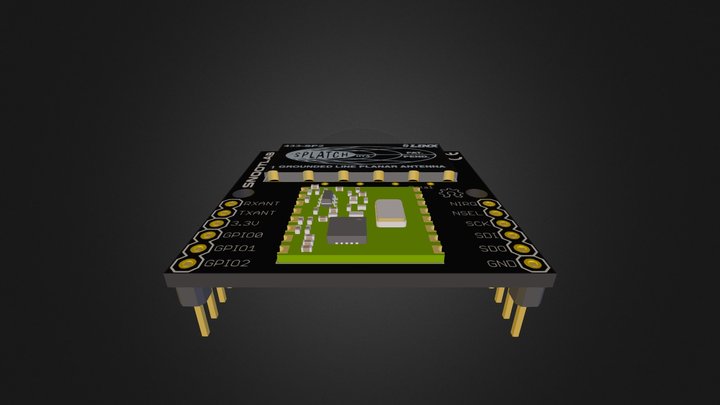 Breakout RFM22 (#1 β1.0) 3D Model