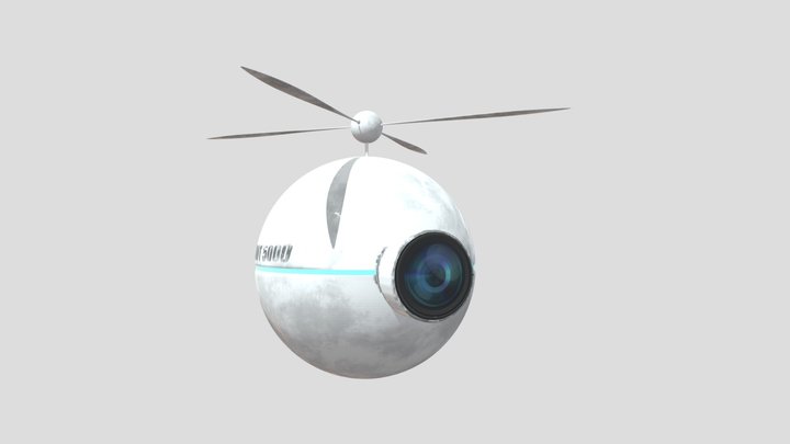 Rodot 5000 - Flying robot 3D Model
