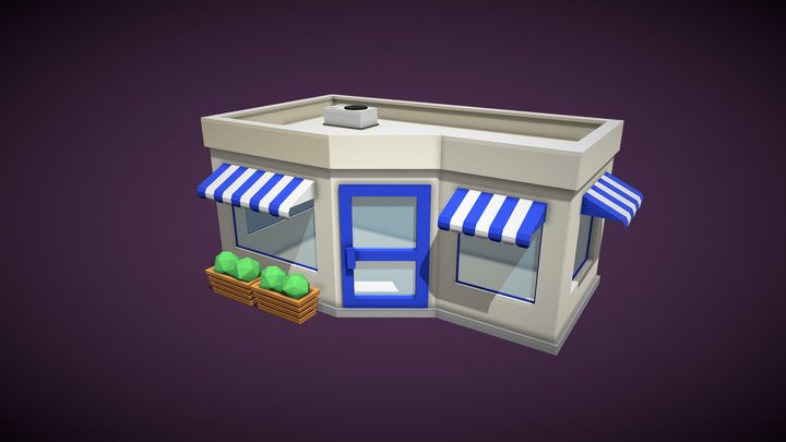 Casa Blu 3D Model