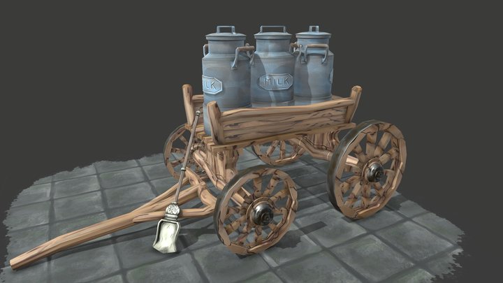 [Student Work] Farm Props 3D Model