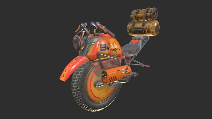 Monobike 3D Model