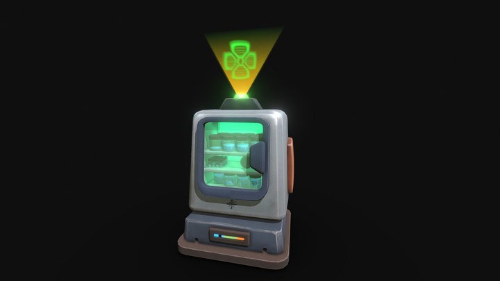 science fiction cabinet 3D Model