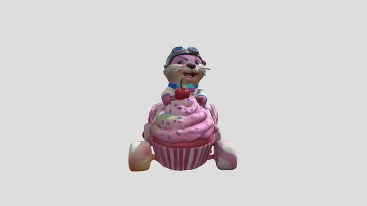 Licker Cupcake(Cupcake Otter) – Modello 3D gratuito STL