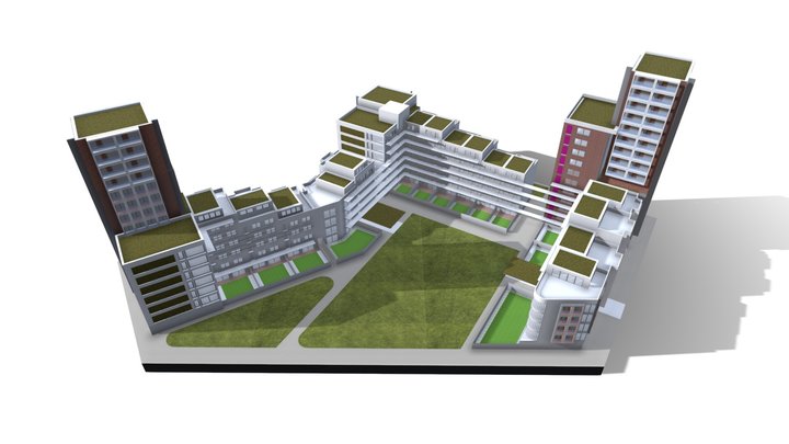 Tall building siting 3D Model