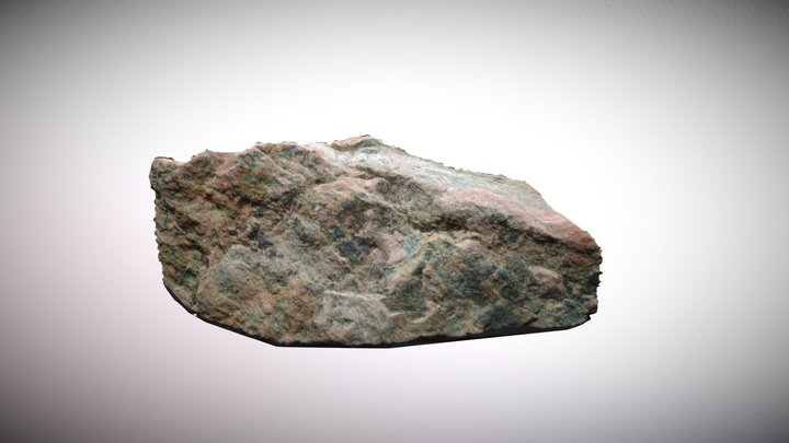 Mariposite Rock 3D Model