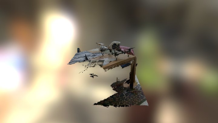 inspire 1 on table 3D Model