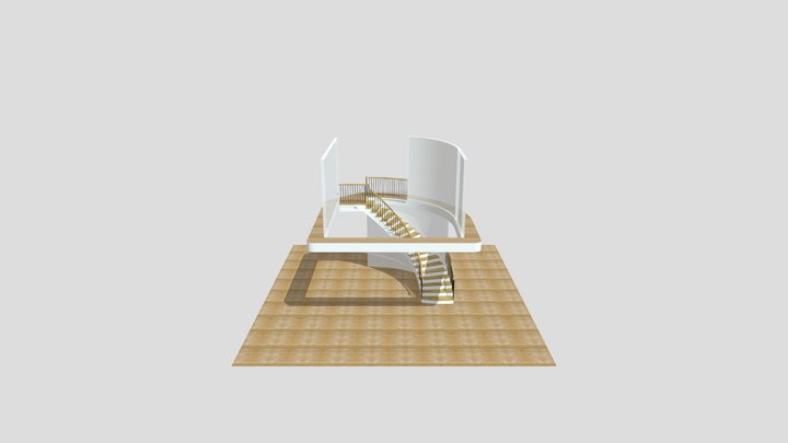 2491 WOODLAWN STAIR - OPTION 2 3D Model