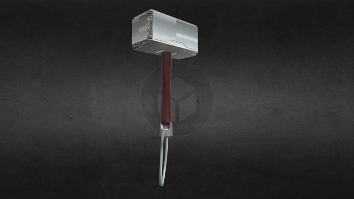 Thor's Hammer 3D Model
