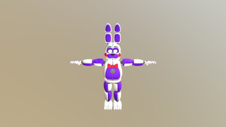 Funtime Bonnie FBX 3D Model