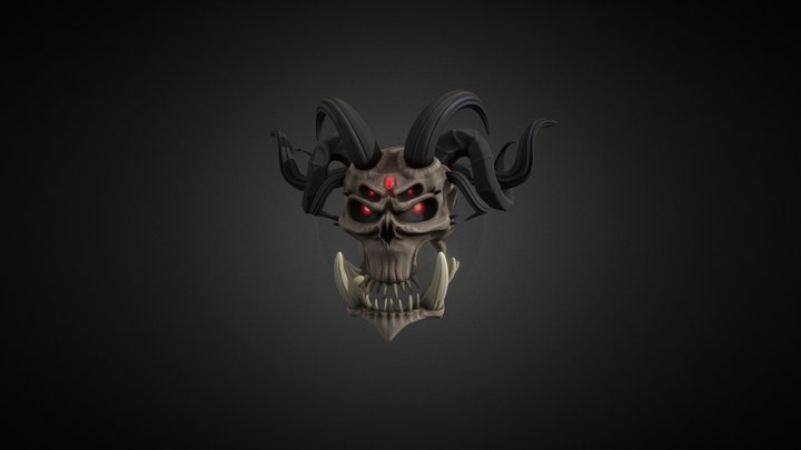 Demon skull
