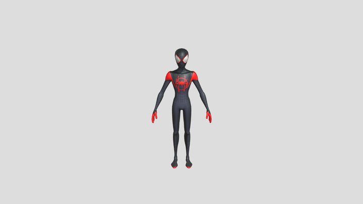 XPea  Miles  Morales  Rig V4 3D Model