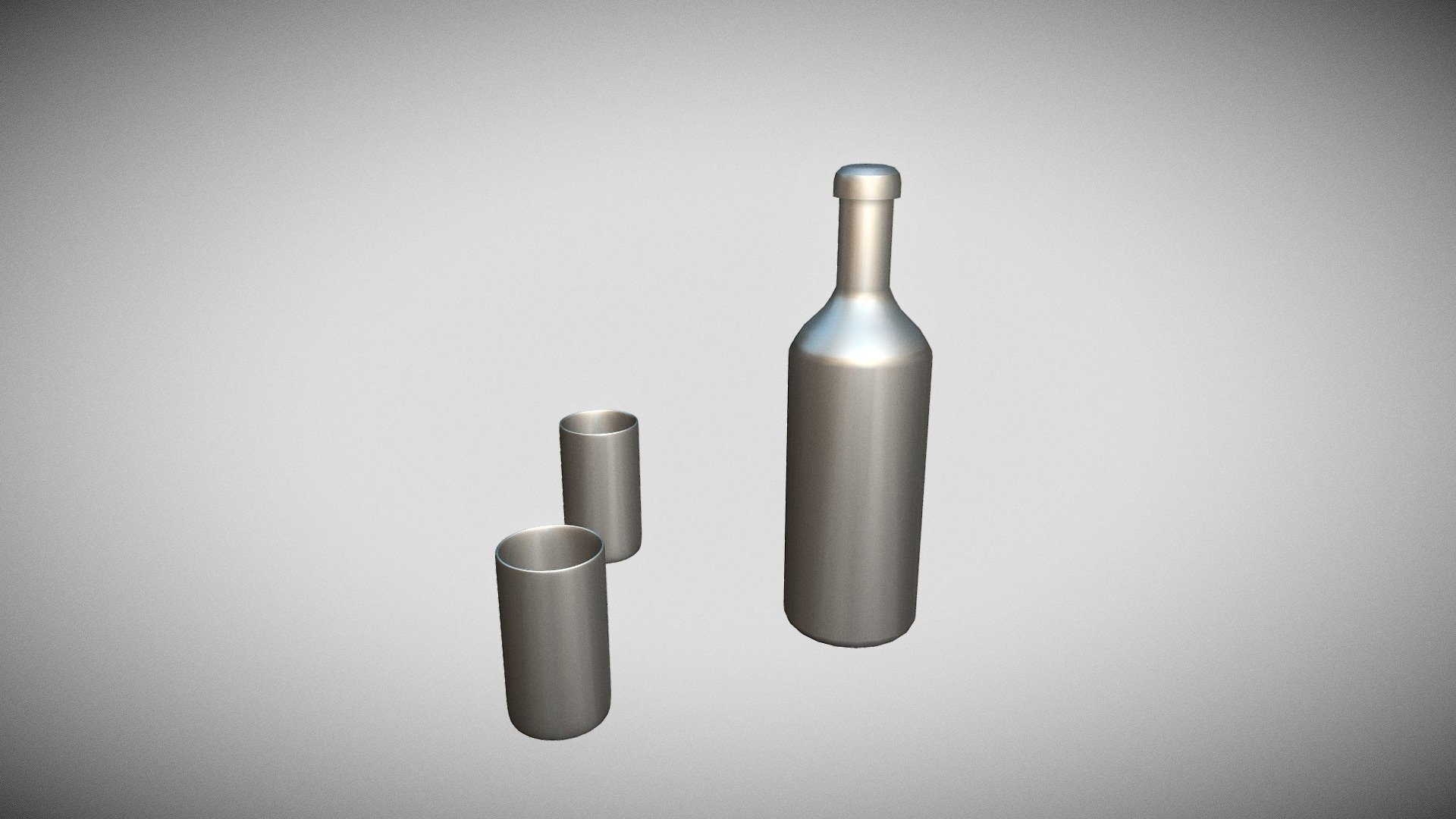 Assets - Bottle + Cups