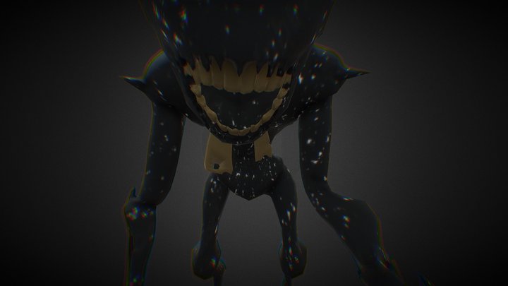 Batdr-ink-demon-mouth-rig 3D Model