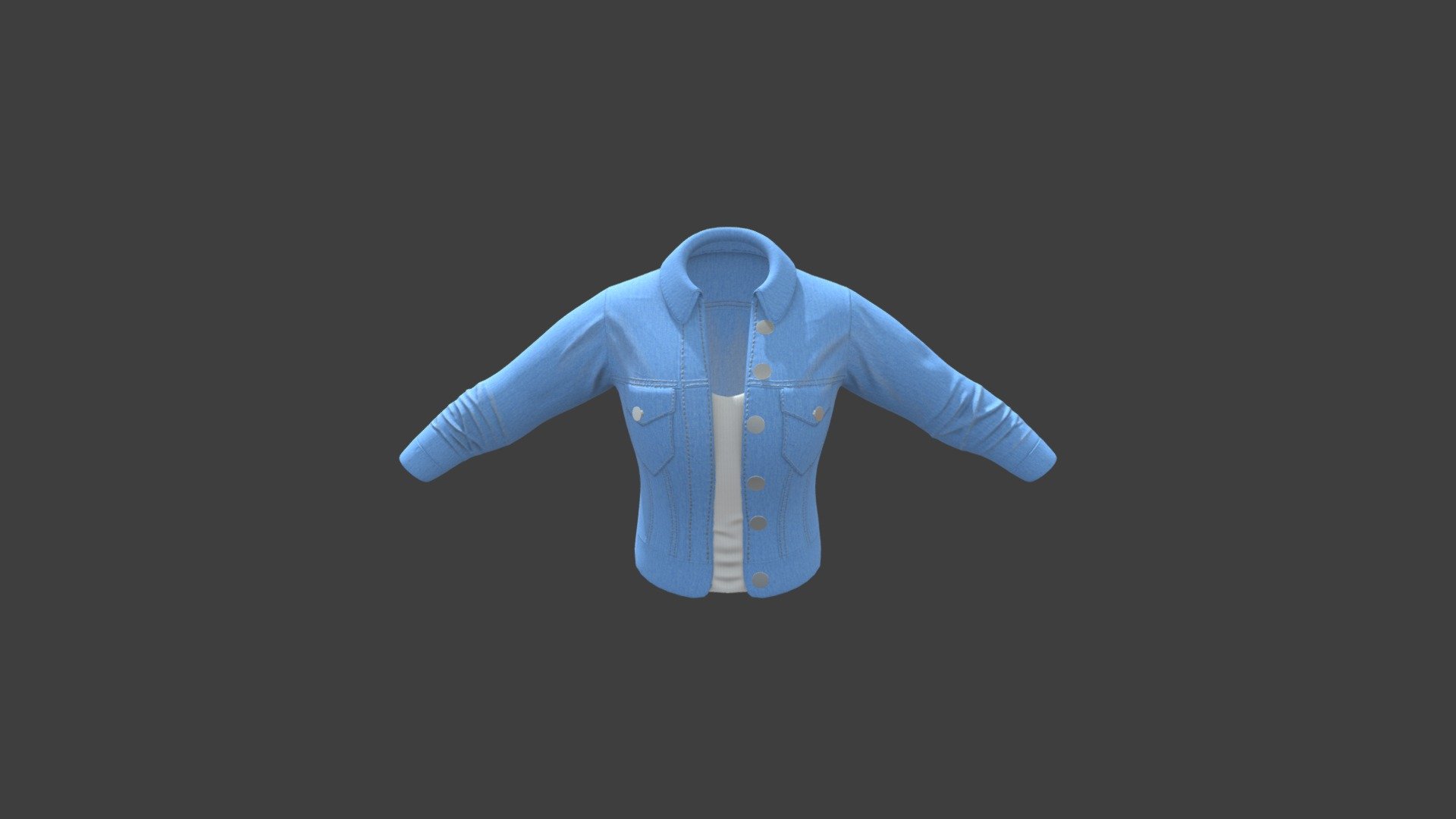 Jean Jacket — Sketchfab embed 3D viewer