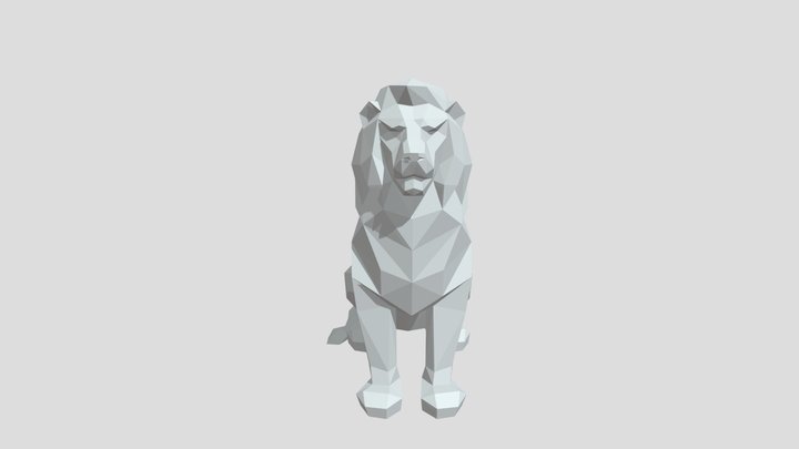 Lion 3D Model