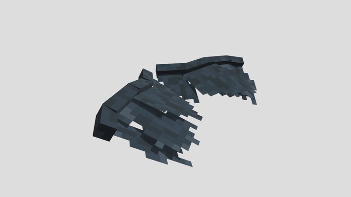 Wings of an fallen Angel 3D Model