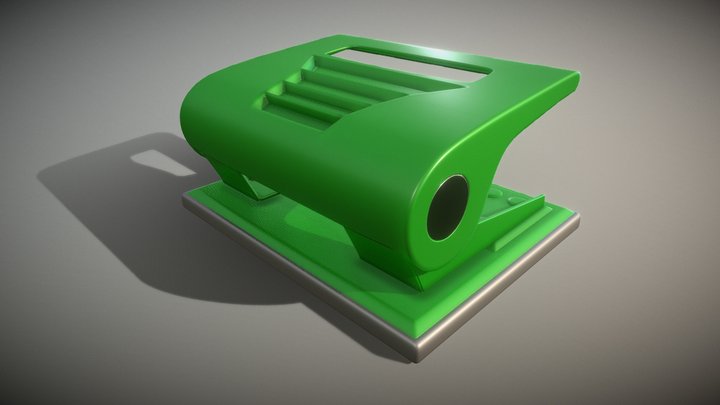 Hole paper puncher 3D model 3D printable