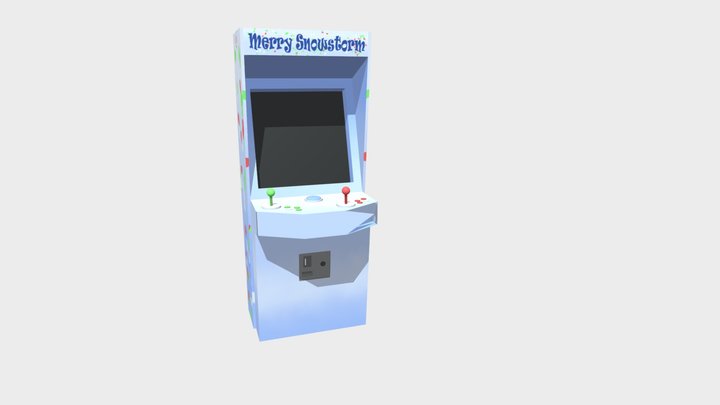 Arcadekast 3D Model