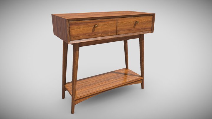 Wooden Stand 3D Model