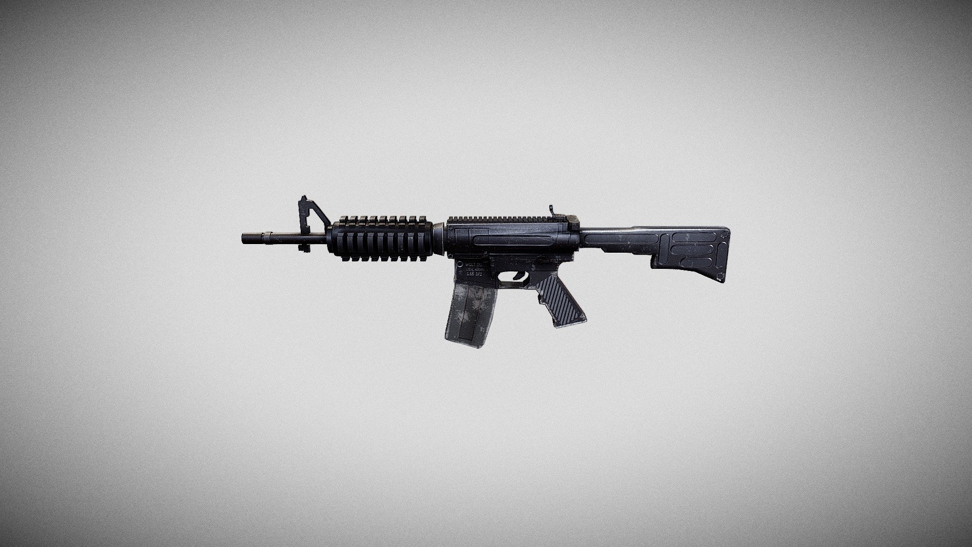 M4A1 Carbine - Low Poly - 3D model by yurirossi [7a2bd64] - Sketchfab