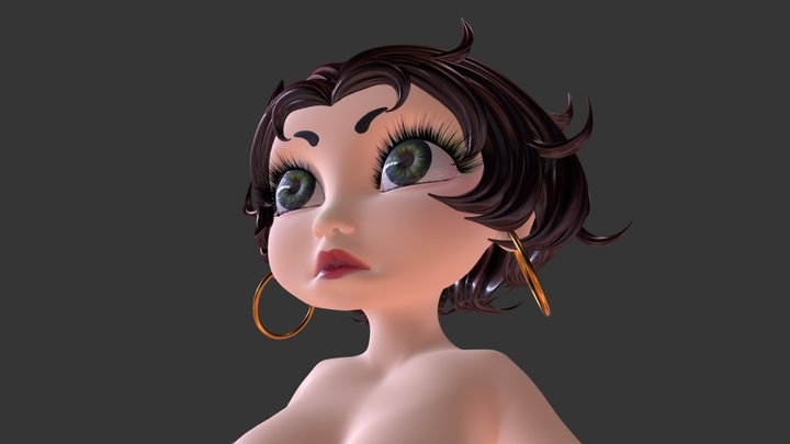 Betty Boop (WIP) 3D Model