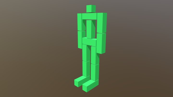 Кубоид мужчина 3D Model