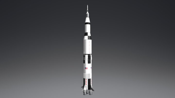 Saturn V - NASA 3D Model